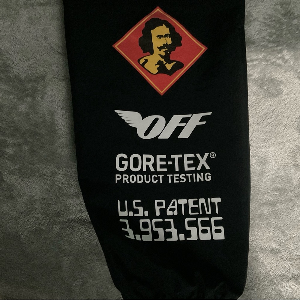 Off White Gortex Joggers Size Large - image 2